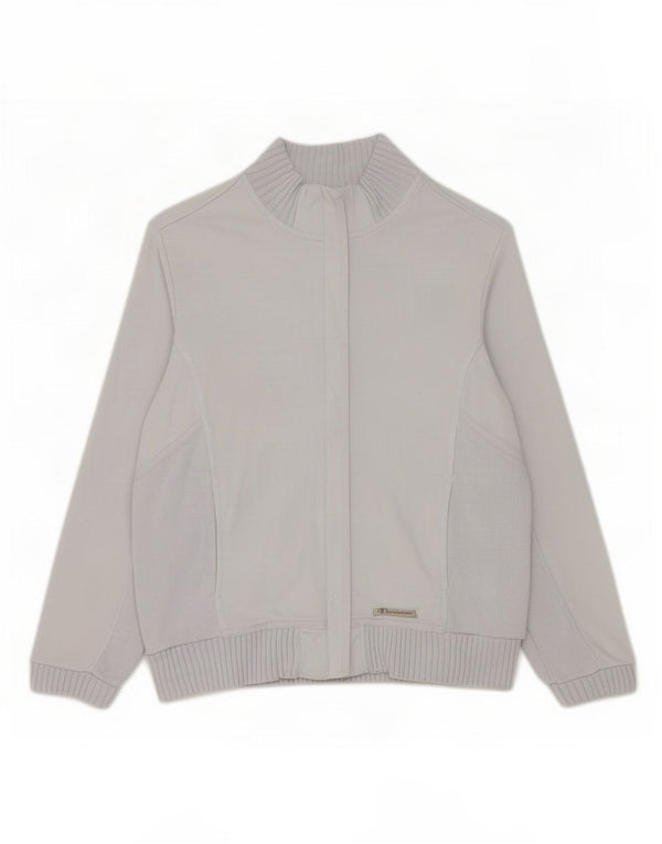 Champion Chaqueta de chándal de fácil ajuste para mujer UK 40 Algodón azul medio