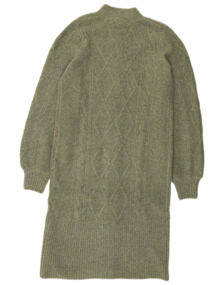 Marks & Spencer - Cárdigan largo para mujer, talla S, color verde
