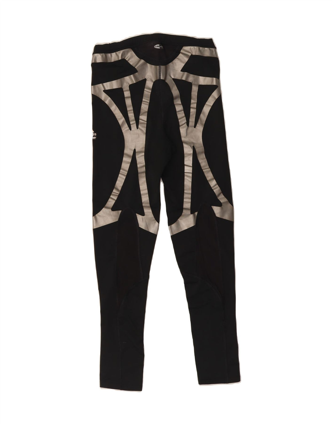 ADIDAS Womens Clima 365 Leggings UK 14 Large  Black Polyester Vintage Adidas and Second-Hand Adidas from Messina Hembry 