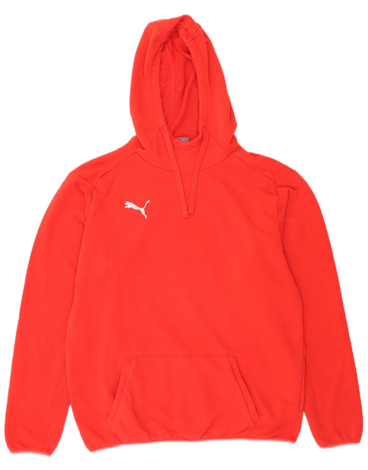 Puma - Sudadera con capucha para hombre, talla grande, algodón rojo