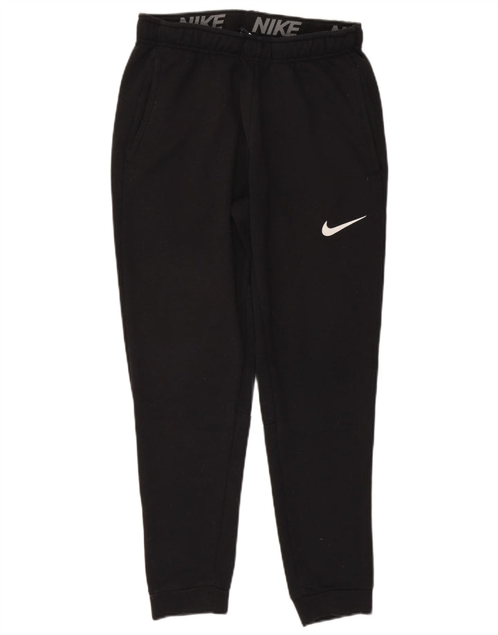 NIKE Hombre Dri Fit Chándal Pantalones Joggers Pequeño Poliéster Negro