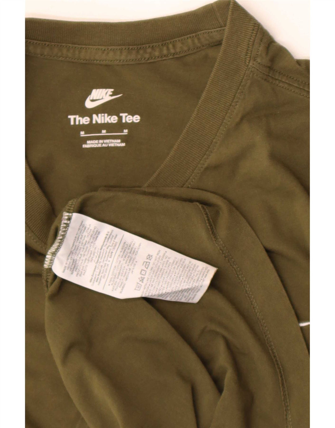 Camiseta Nike Hombre Top Medium Khaki Algodón