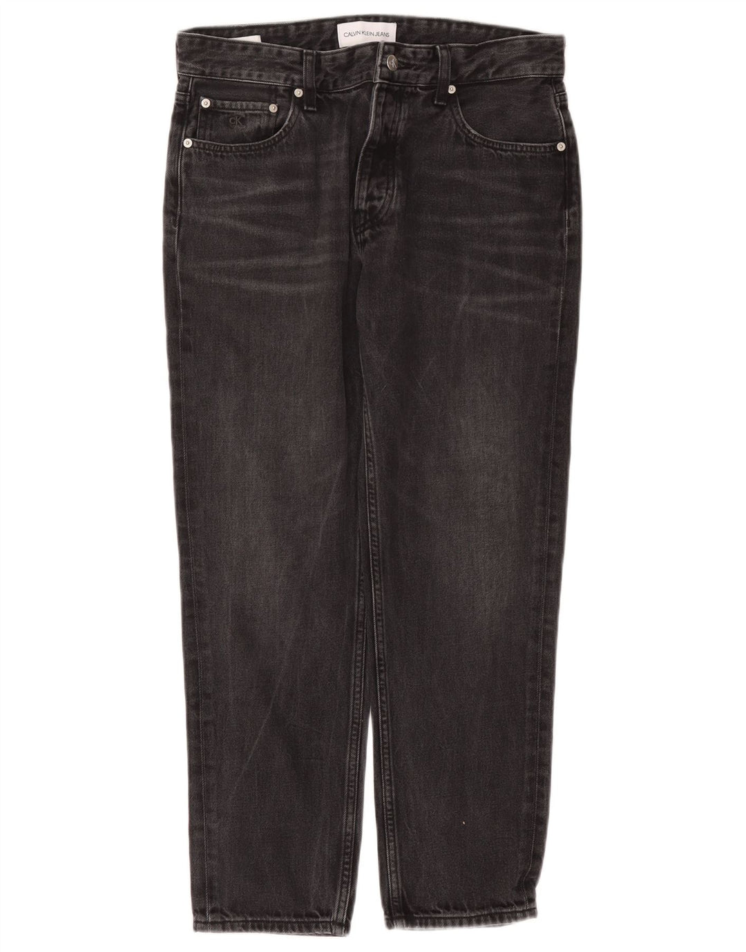 Calvin Klein Jeans rectos para hombre W31 L27 Algodón negro