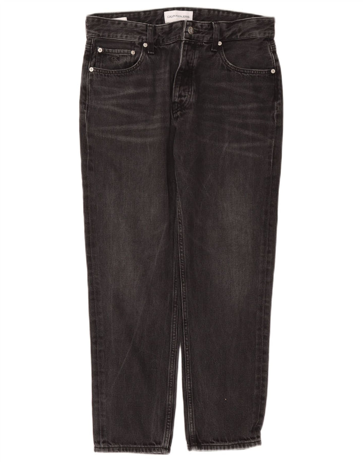 Calvin Klein Jeans rectos para hombre W31 L27 Algodón negro