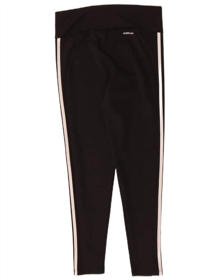 Adidas Leggings Aeroready para mujer Reino Unido 12/14 Mediano Negro Poliéster