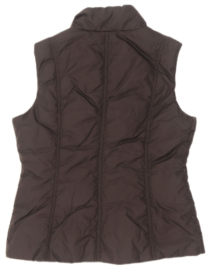 Benetton Chaleco Acolchado Mujer UK 44 Mediano Negro