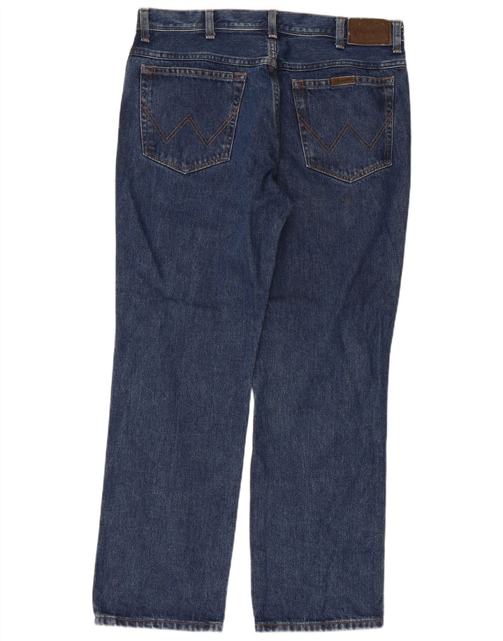WRANGLER Vaqueros rectos de corte regular para hombre W36 L30 Algodón azul