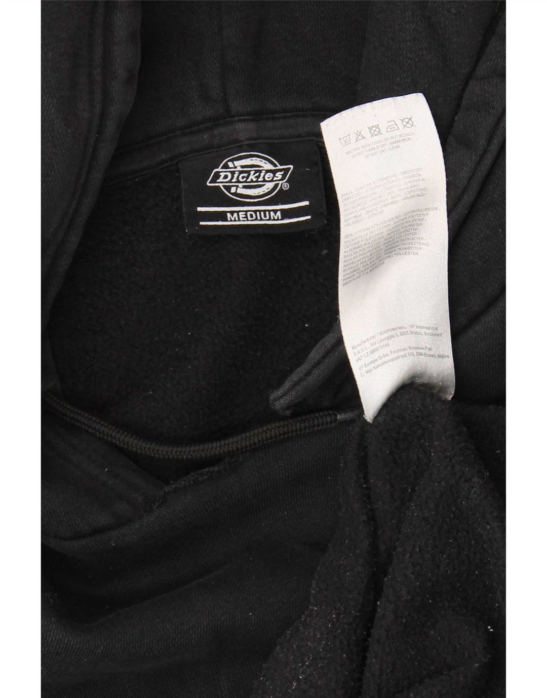 Dickies Hombre Sudadera Con Capucha Gráfica Jersey De Algodón Negro Mediano
