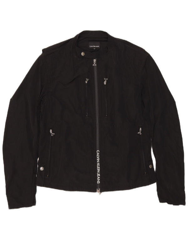 Calvin Klein Jeans Chaqueta para hombre con gráfico Racer UK 42 XL Negro