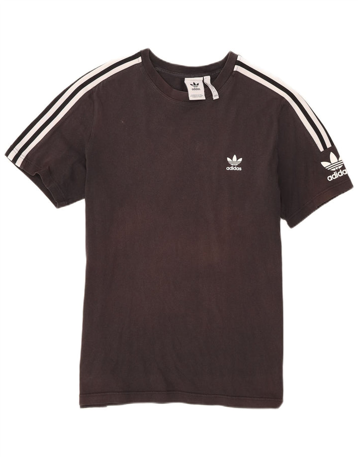 Adidas - Camiseta para hombre, talla grande, algodón negro
