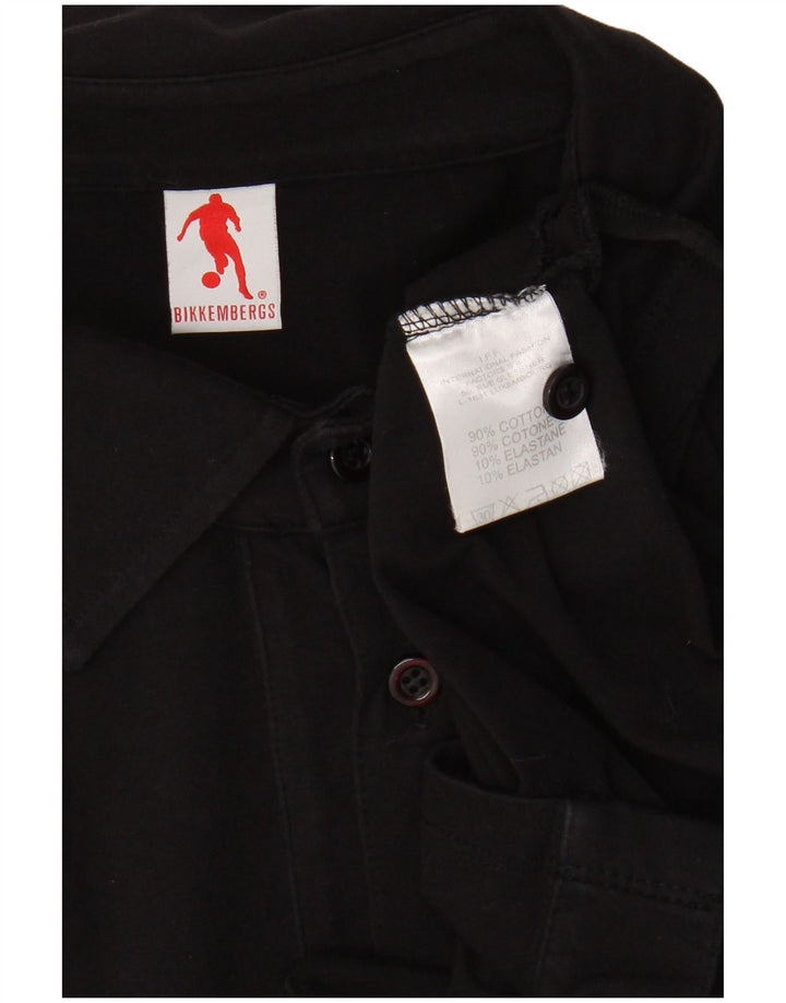 Bikkembergs Camisa Hombre Grande Algodón Negro