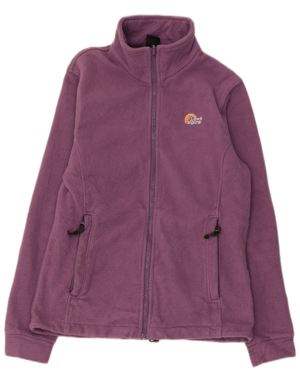 LOWE ALPINE Chaqueta polar para mujer UK 10 Small Purple Poliéster