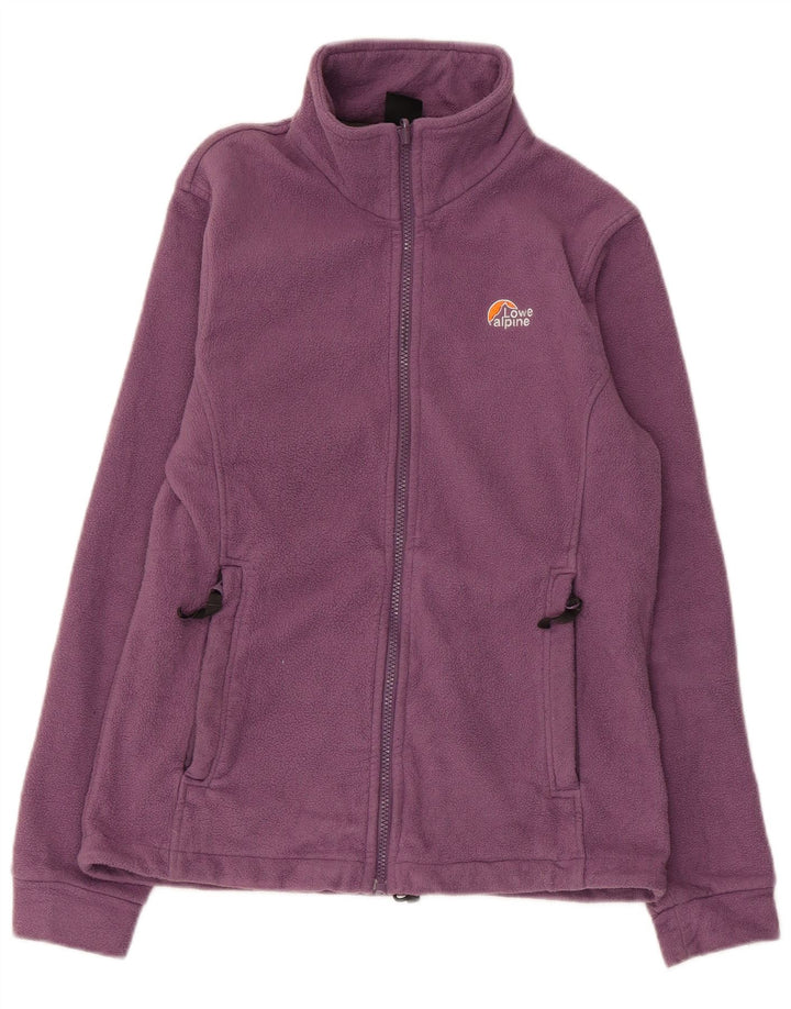 LOWE ALPINE Chaqueta polar para mujer UK 10 Small Purple Poliéster