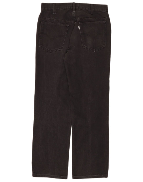 Levi's Vaqueros Rectos Mujer W32 L28 Algodón Negro