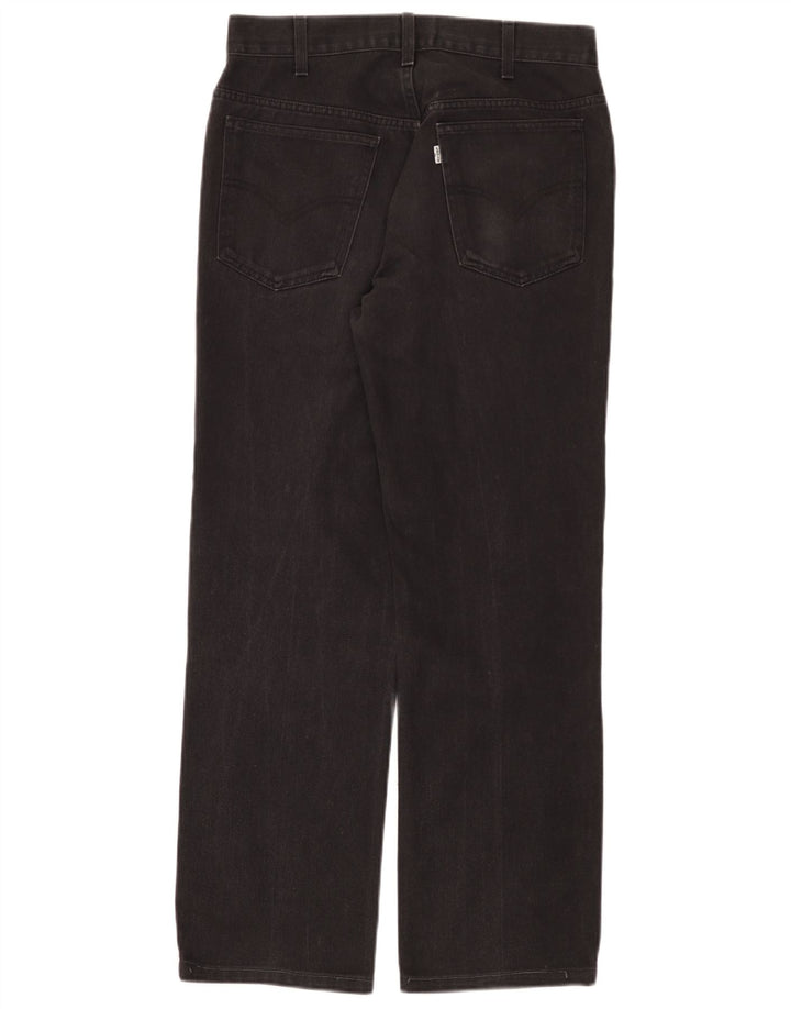 Levi's Vaqueros Rectos Mujer W32 L28 Algodón Negro