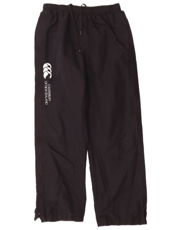 Canterbury Pantalones cortavientos gráficos para mujer UK 40 Mediano Poliéster negro
