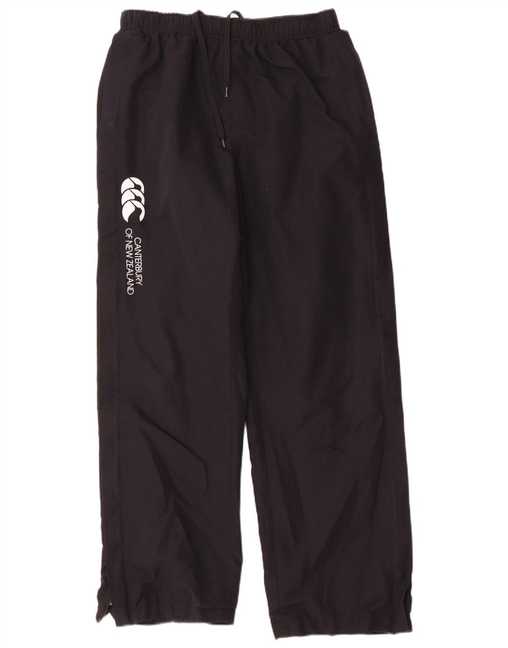 Canterbury Pantalones cortavientos gráficos para mujer UK 40 Mediano Poliéster negro