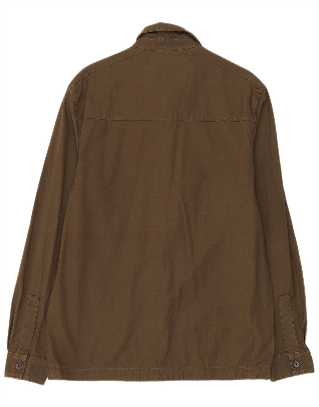 Camisa Lyle & Scott Hombre Algodón Caqui Mediano