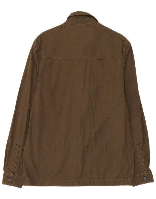 Camisa Lyle & Scott Hombre Algodón Caqui Mediano