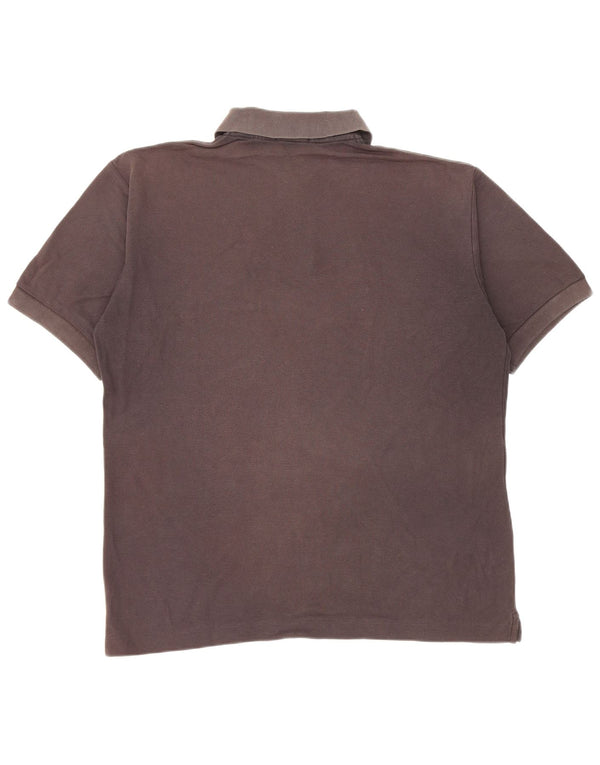 Fila Polo Hombre Grande Algodón Negro