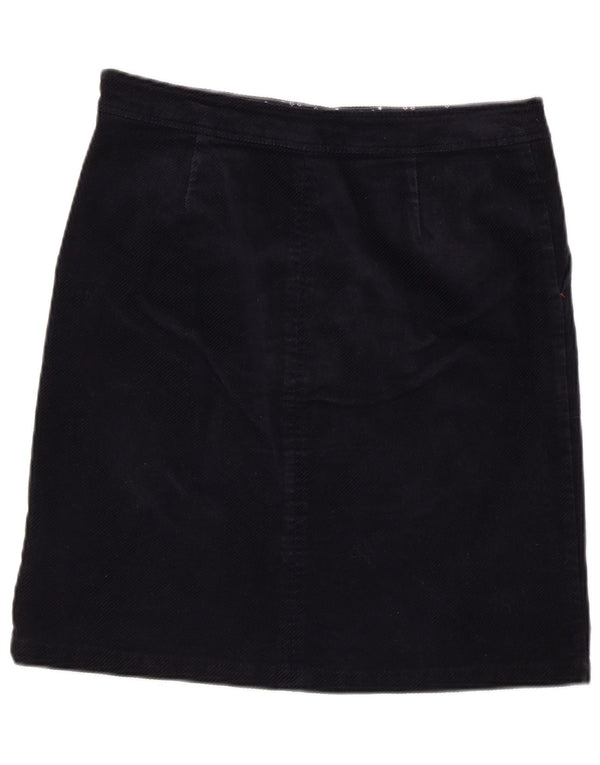 Falda de pana para mujer White Stuff UK 40 Small W32 Algodón azul marino