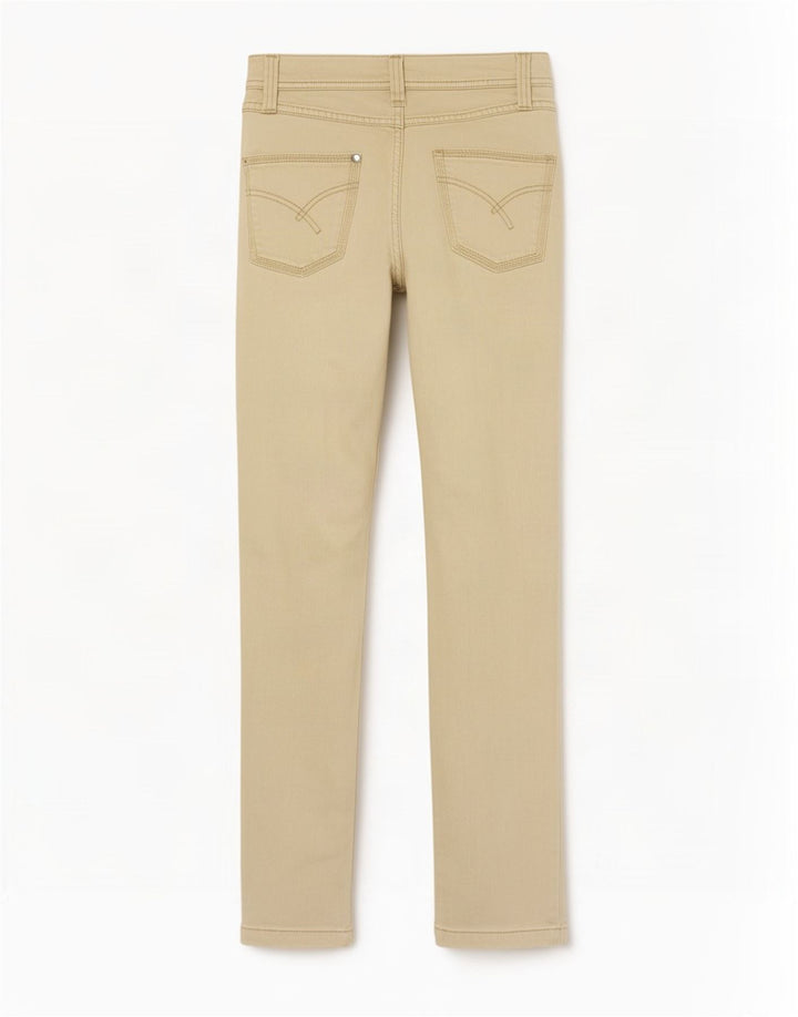 Massimo Dutti Vaqueros Slim Mujer EU 38 Small W28 L32 Beige