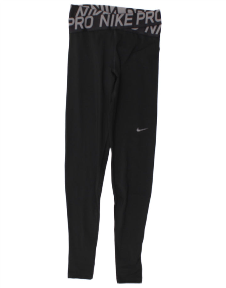 Nike Leggings Dri Fit Graphic para mujer UK 8 Small Poliéster negro