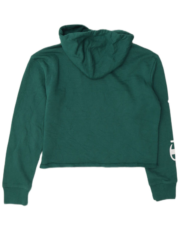 Champion Sudadera con capucha para mujer, talla extragrande, con gráfico, talla S, color verde