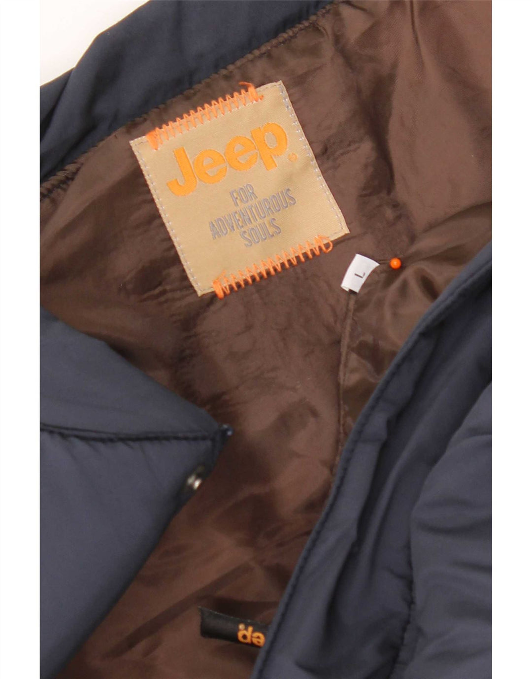 Chaleco acolchado Jeep para hombre UK 40 Large Azul marino