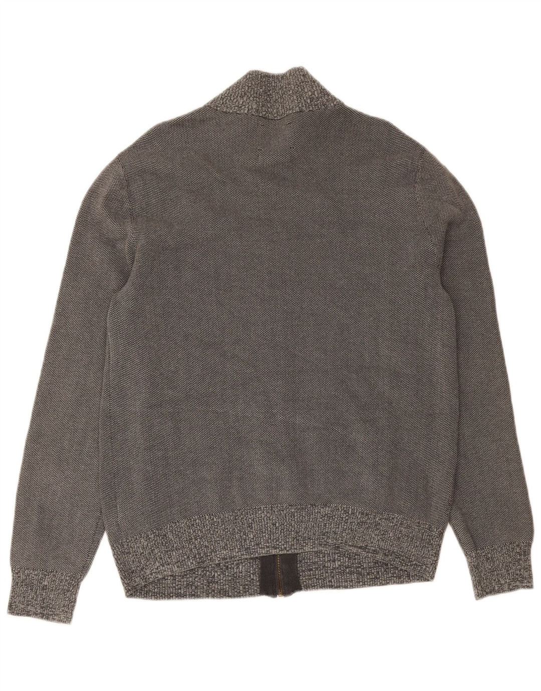 Cárdigan para hombre de algodón gris medio de White Stuff