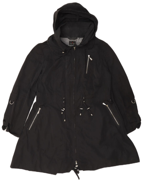 FUCHS & SCHMITT Parka con capucha para mujer, talla 44, talla M, color negro