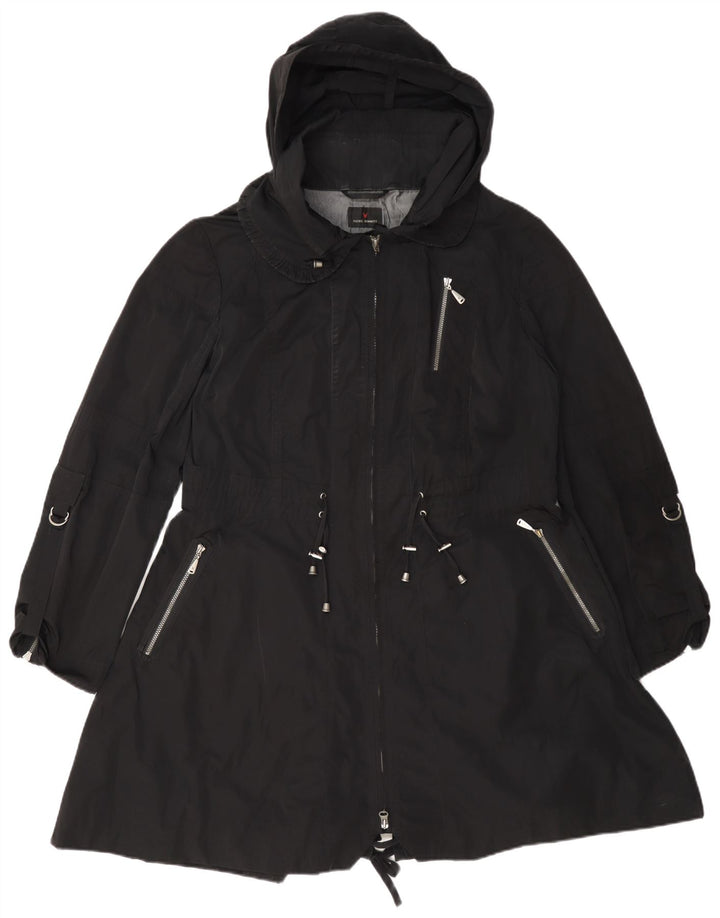 FUCHS & SCHMITT Parka con capucha para mujer, talla 44, talla M, color negro