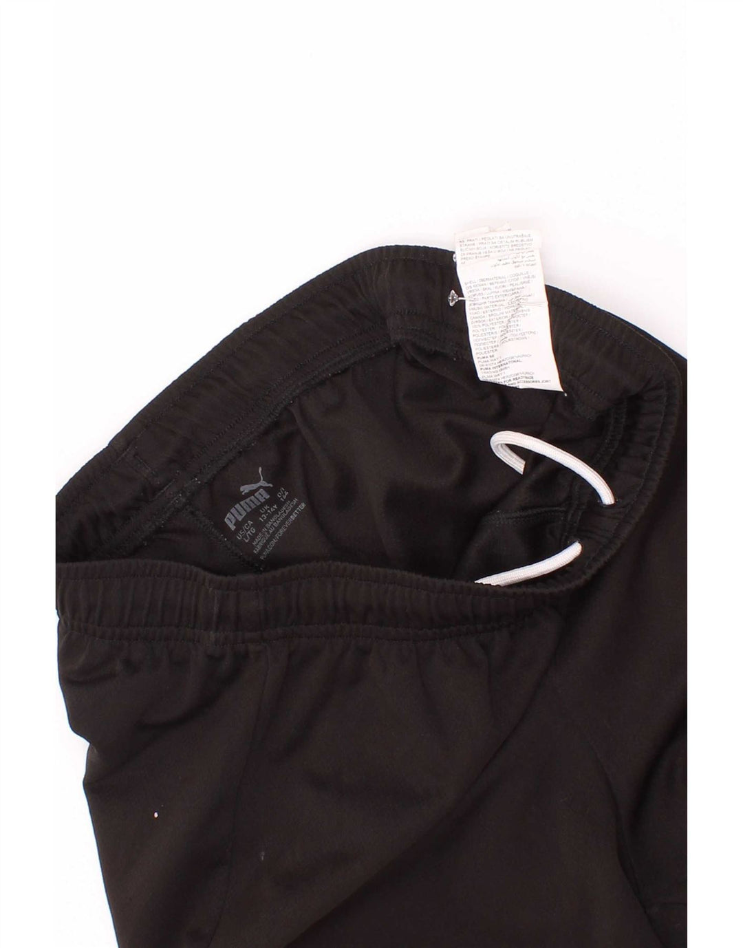 Puma Pantalón Corto Deportivo Niño 13-14 Años Negro Poliéster