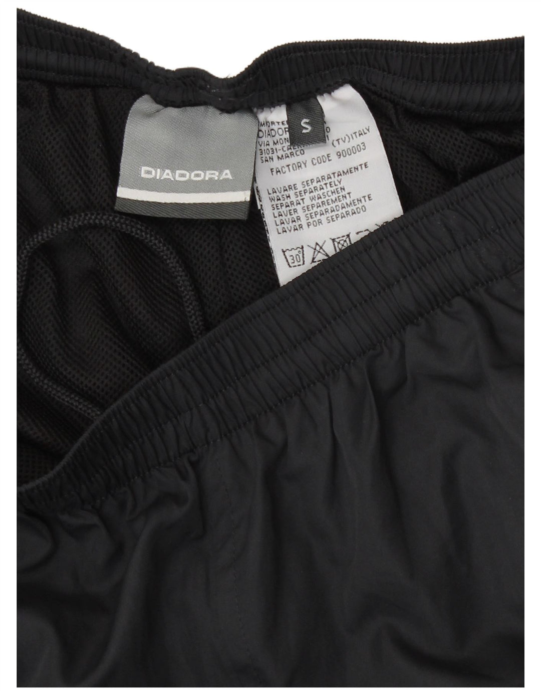 Diadora Pantalones de chándal para mujer ES 40 Pequeño Gris Colorblock Poliéster