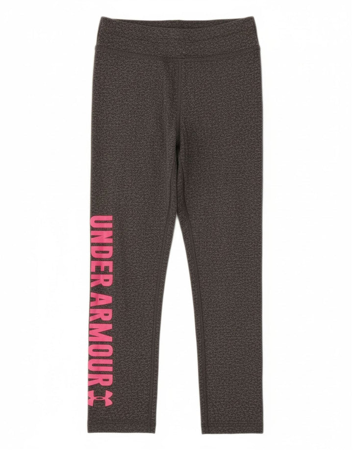 Under Armour Leggings gráficos para niña 4-5 años Gris moteado
