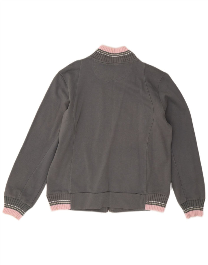 Champion Chaqueta de chándal para mujer UK 44 Algodón color block gris medio
