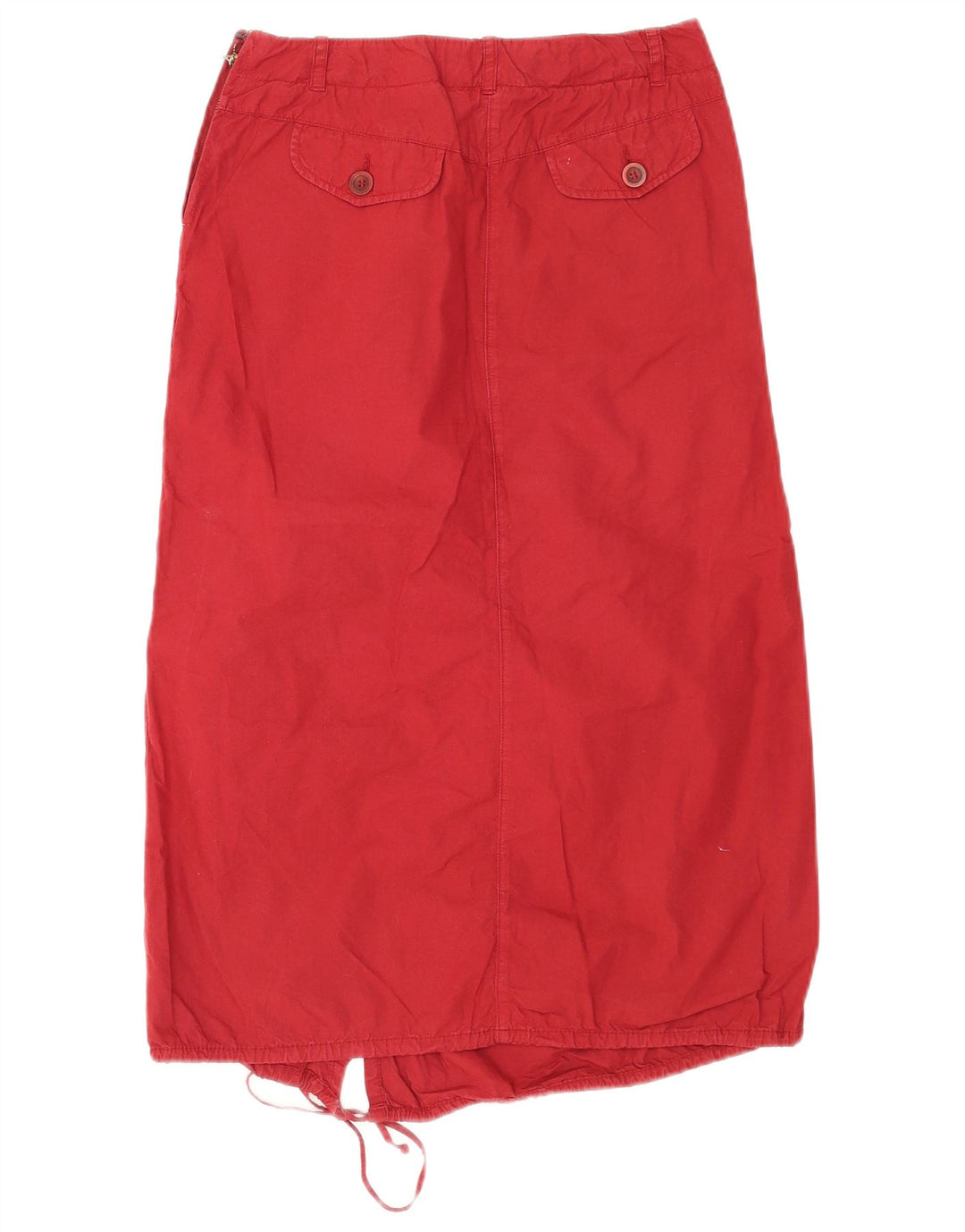Max & Co. Falda midi para mujer UK 6 Small W26 Algodón rojo