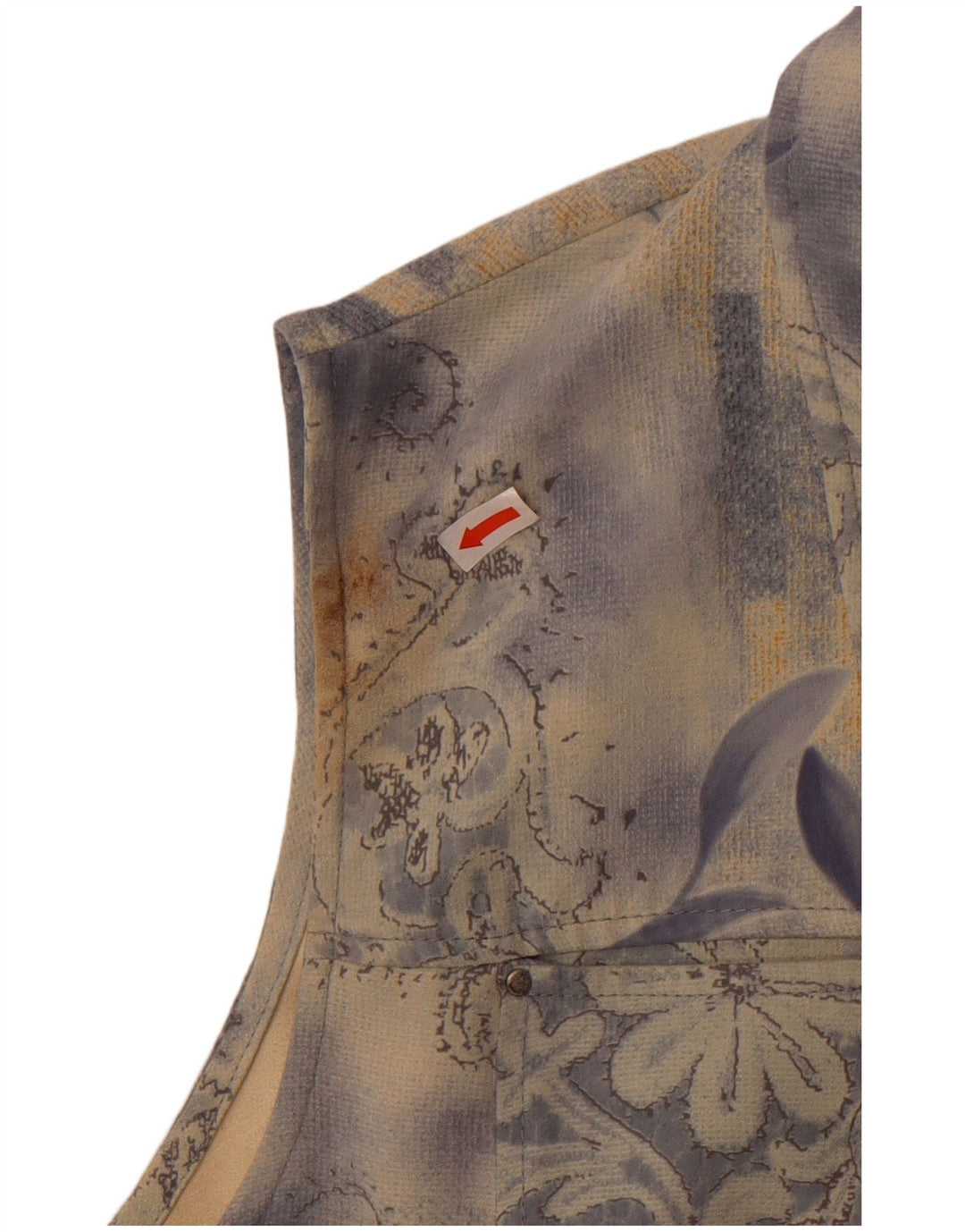 Belle Surprise Chaleco para mujer UK 44 Poliéster floral azul grande