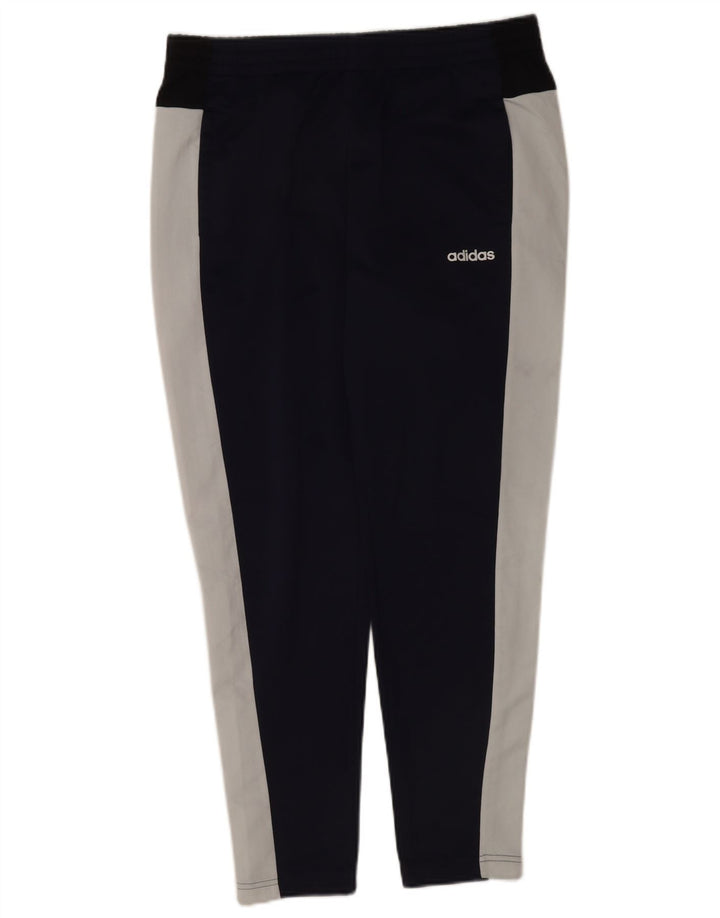 Adidas Leggings para mujer UK 44 Medio Azul marino Colorblock Poliéster