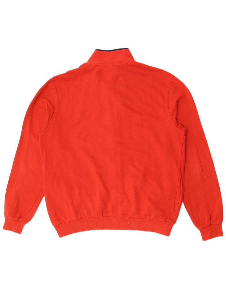 Fila - Chaqueta de chándal para hombre, color rojo medio, algodón