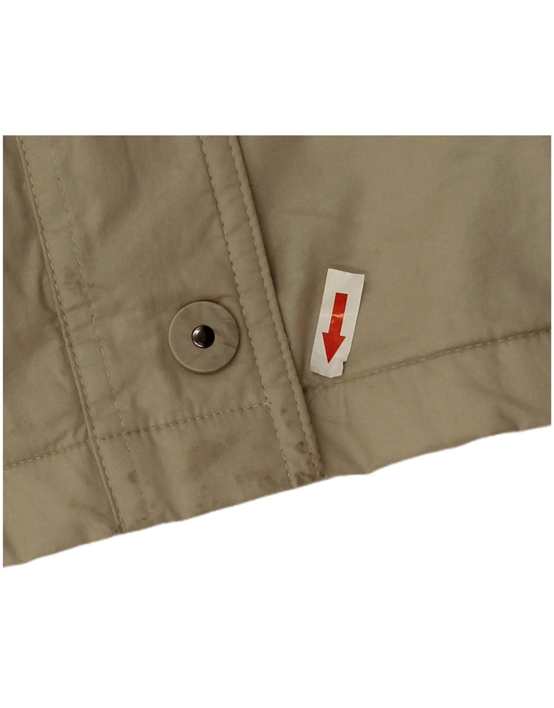 Delmod Chaqueta cortavientos extragrande para mujer EU 46 XL Algodón beige