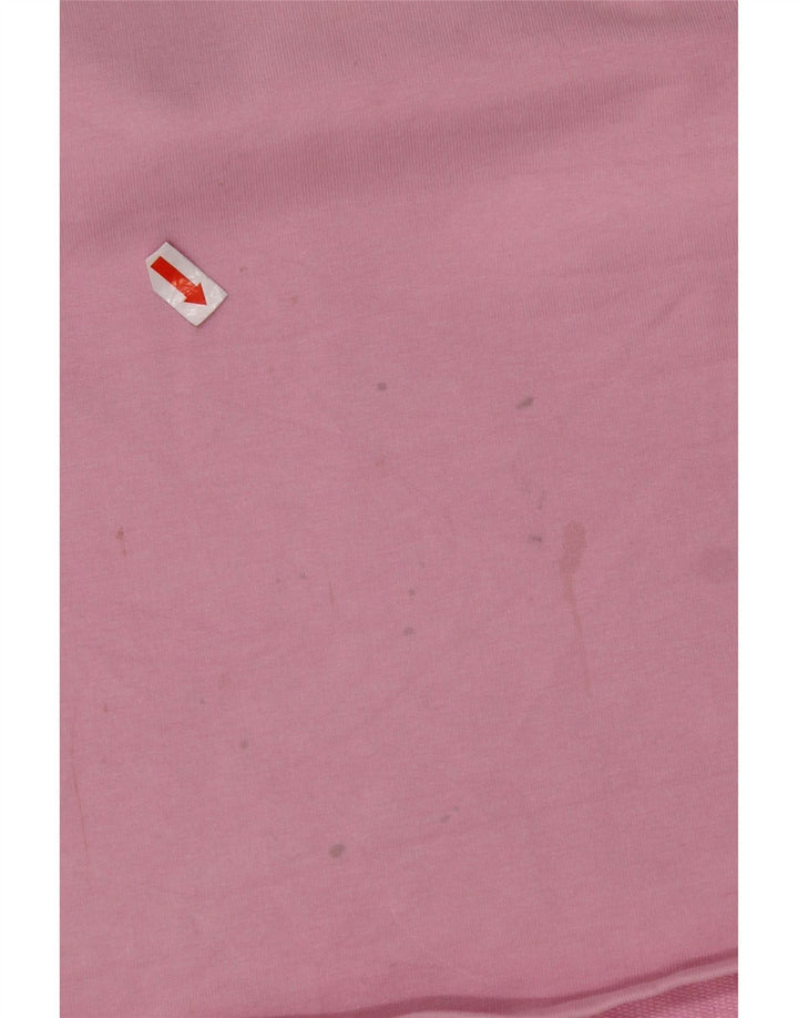 PUMA Camiseta gráfica para mujer UK 18 XL Algodón con bloques de color rosa