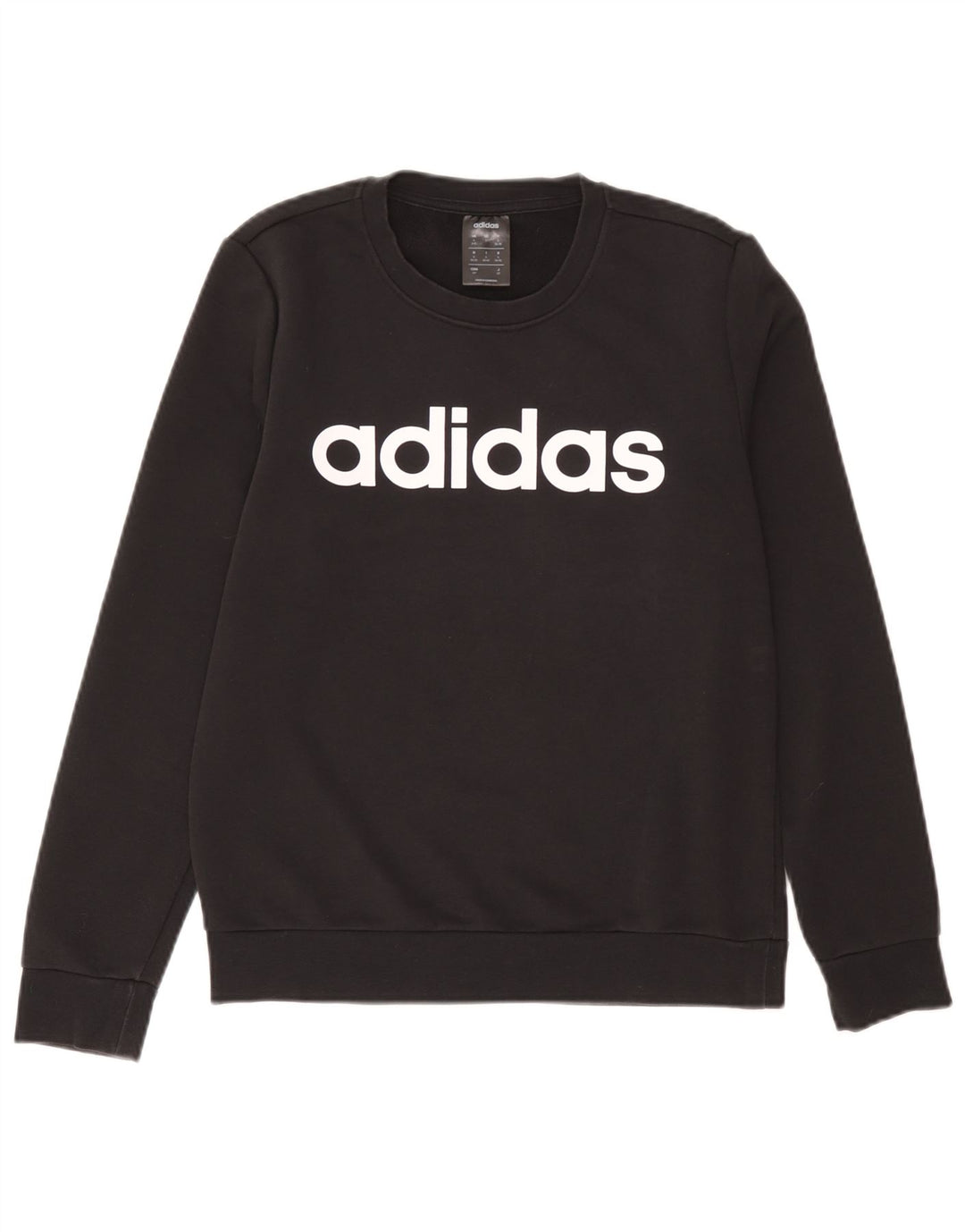 Adidas - Sudadera gráfica para mujer, talla 8/10, talla pequeña, color gris
