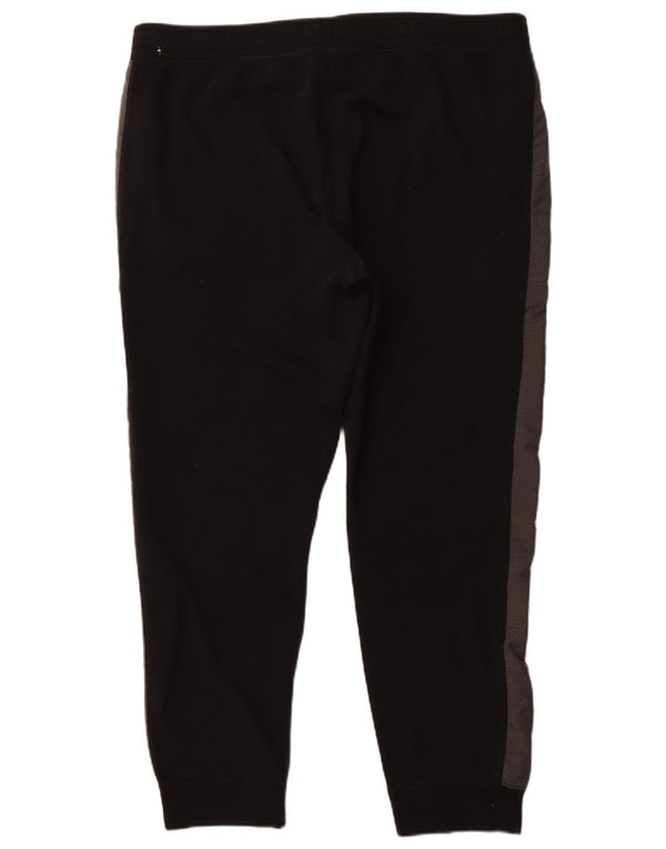 NIKE Hombre Pantalones de Chándal Joggers 2XL Negro Colorblock Algodón