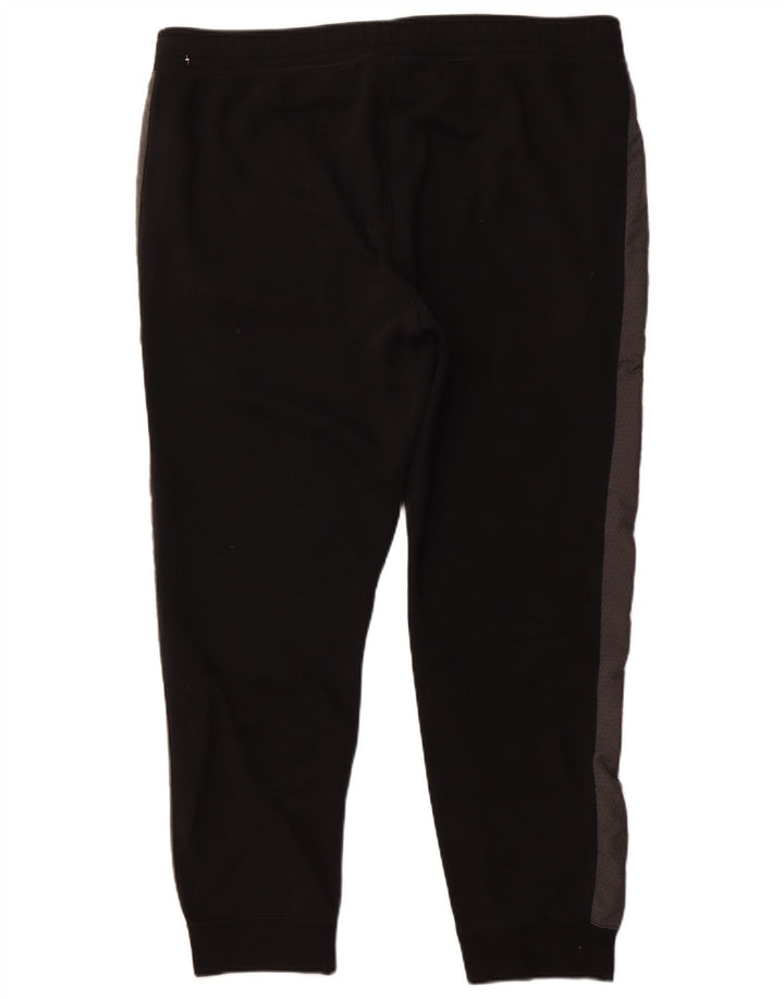 NIKE Hombre Pantalones de Chándal Joggers 2XL Negro Colorblock Algodón