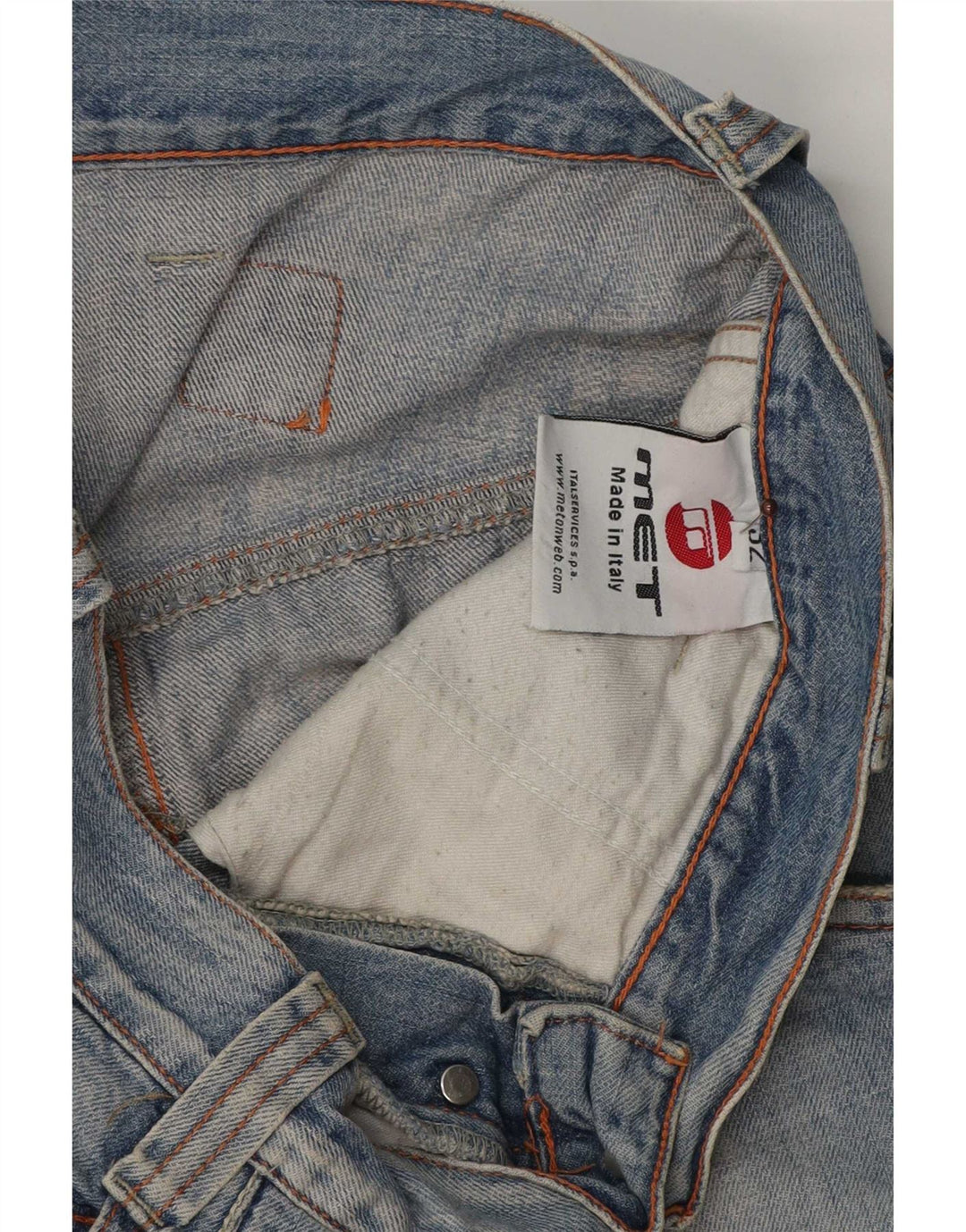 Vaqueros holgados para hombre MET W32 L34 Algodón azul