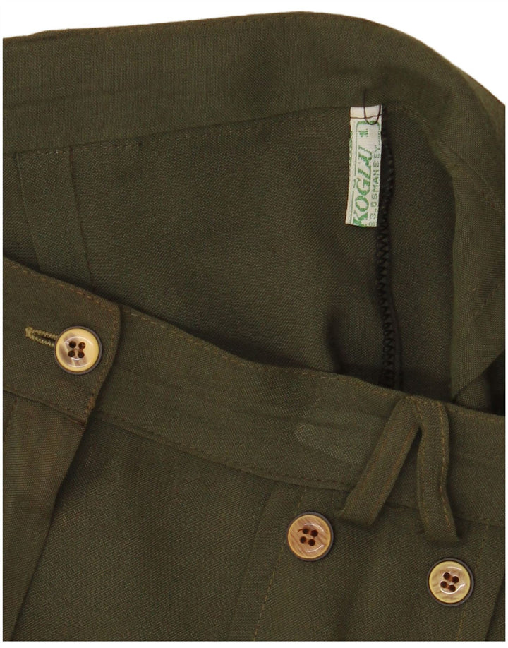 VINTAGE Pantalones cortos casuales para mujer W26 Pequeño Verde