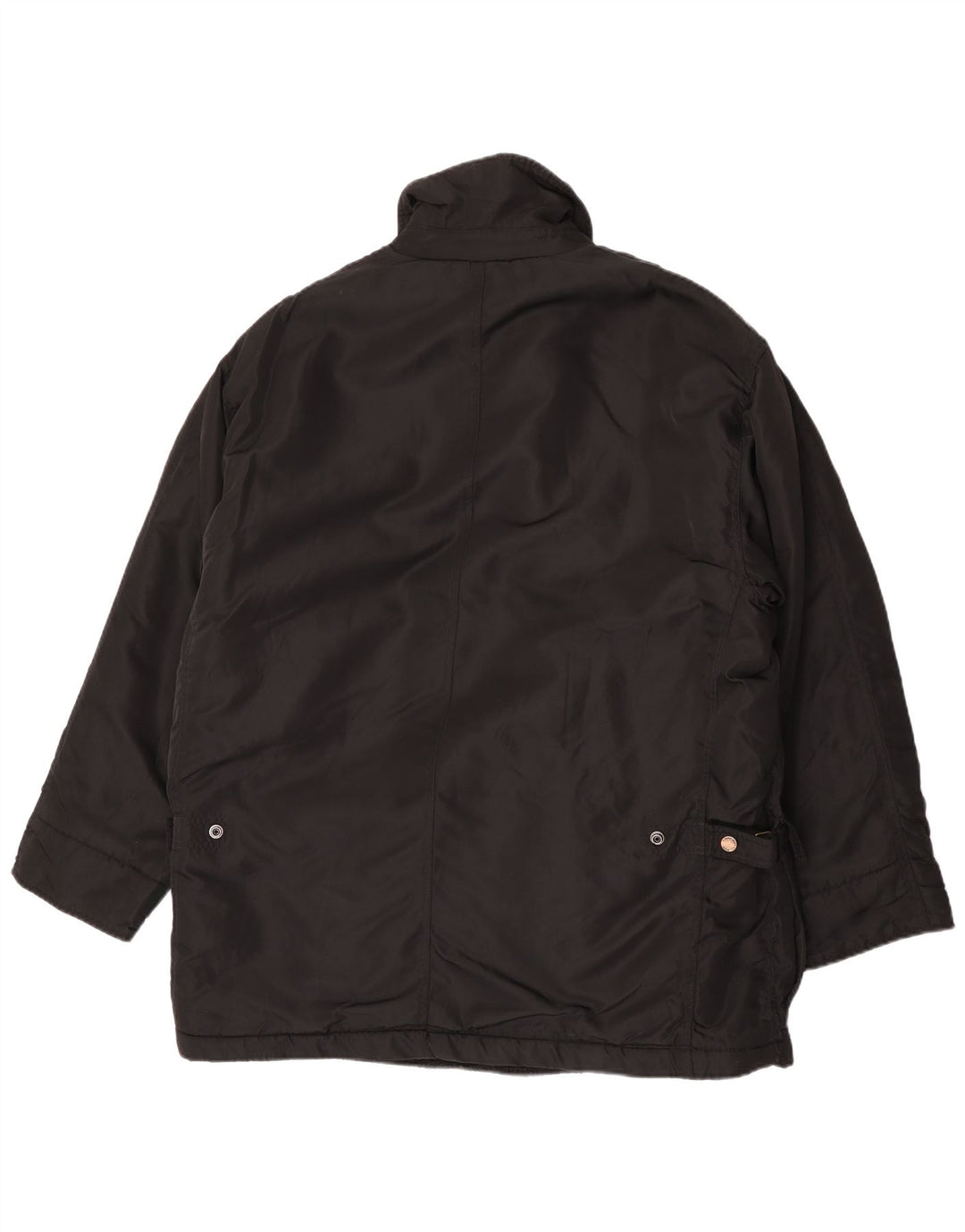 Hugo Boss Abrigo cortavientos para hombre EU 52 XL Poliamida negra