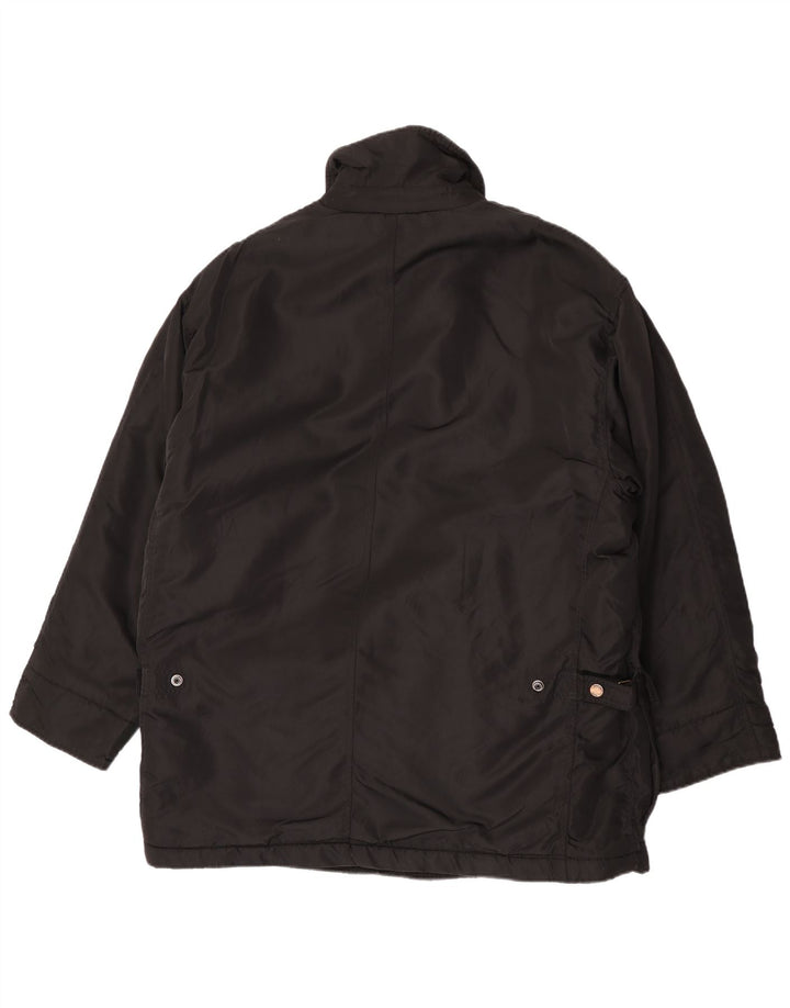 Hugo Boss Abrigo cortavientos para hombre EU 52 XL Poliamida negra