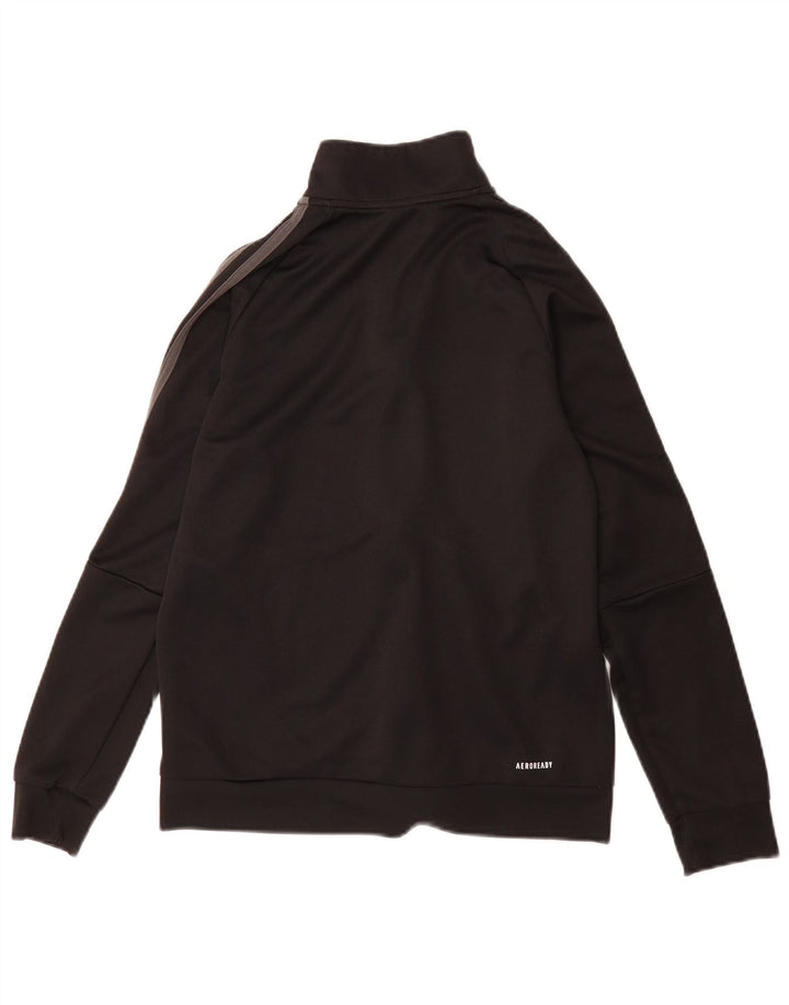 Adidas Chicos Aeroready Chándal Top Chaqueta 13-14 Años Negro Poliéster